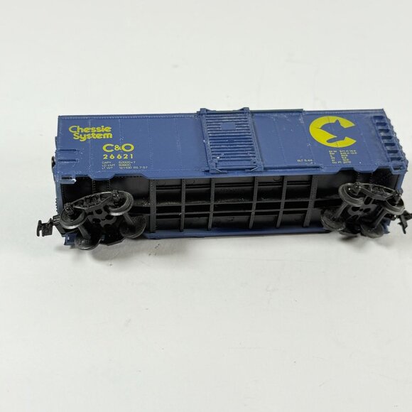 HO Scale Freight Train Cars Vintage Linde Boxcar & Ponderosa Lumber Flatcar - Picture 14 of 15